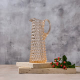 Hobnail Jug - Tall - Apricot Chiffon