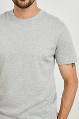 Rails - Mason Cotton Cashmere T-Shirt - Heather Grey