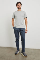 Rails - Mason Cotton Cashmere T-Shirt - Heather Grey