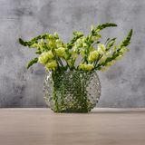 Hobnail Vase - Optic - Smoky Quartz