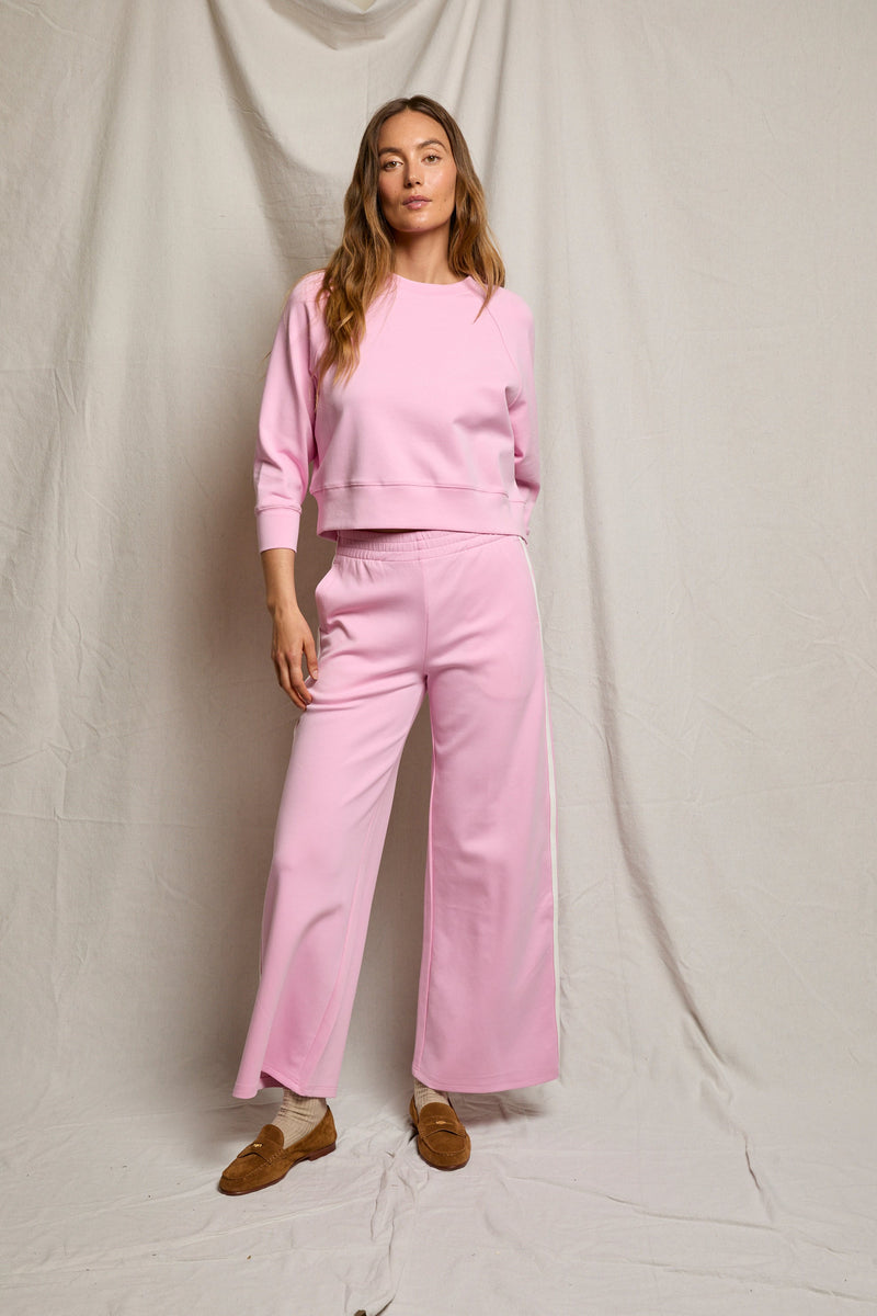 PerfectWhiteTee - Mikos Travel Group Wide Leg Pant With Pockets - Sugar Pink