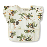 Milkbarn - Ruffle Pocket Bib - Tucan