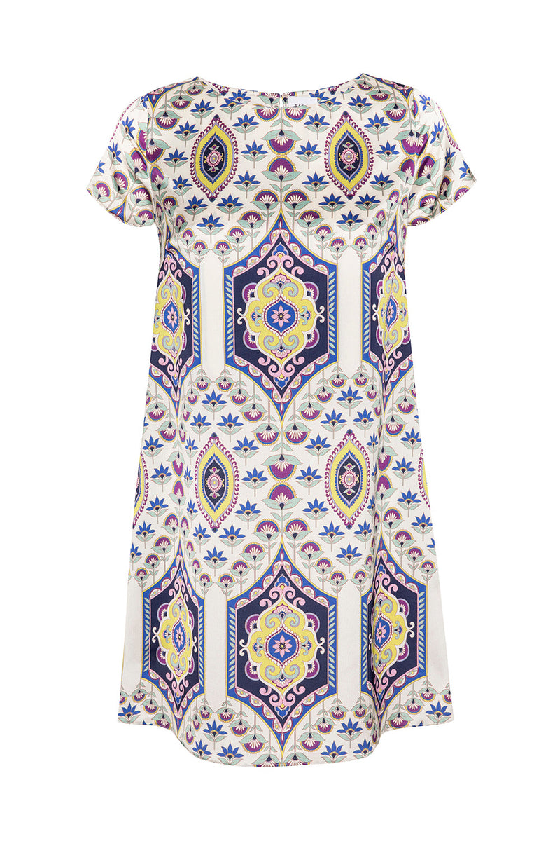MISA Los Angeles - Atalia Dress - Mosaic Eye Satin