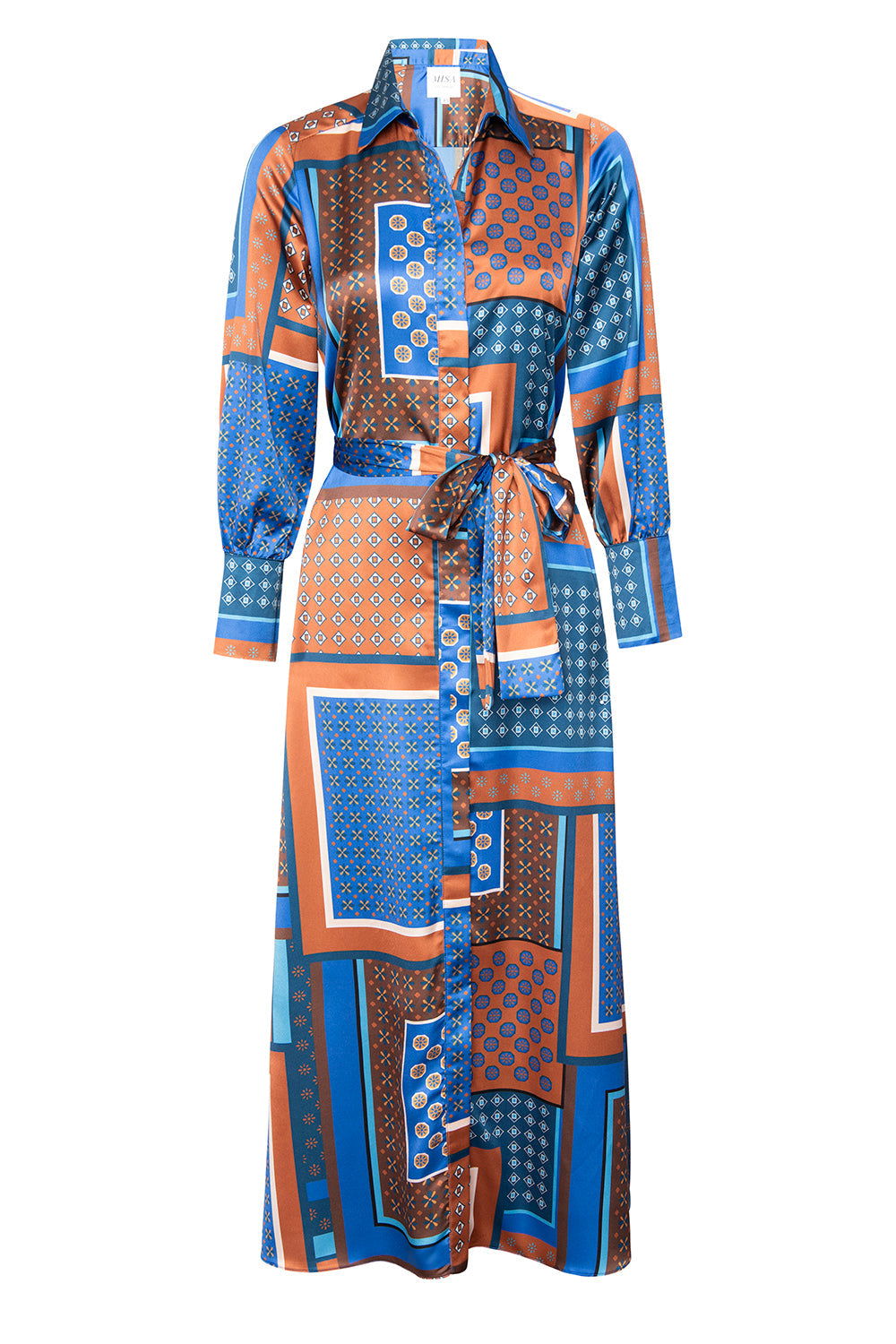 MISA Los Angeles - Herminia Dress - Tile Patchwork