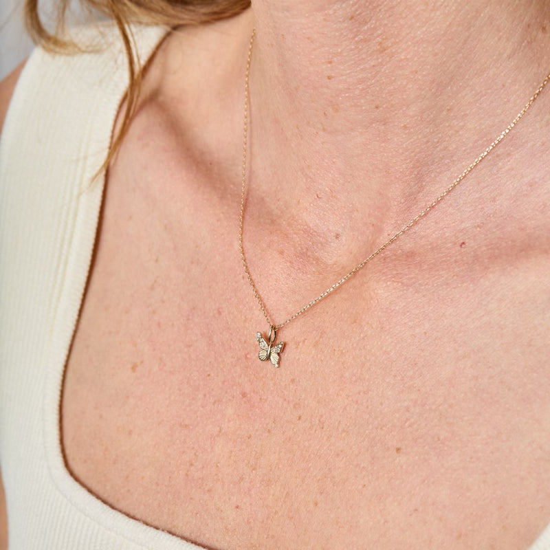 Adina Reyter Diamond Butterfly Mini Charm