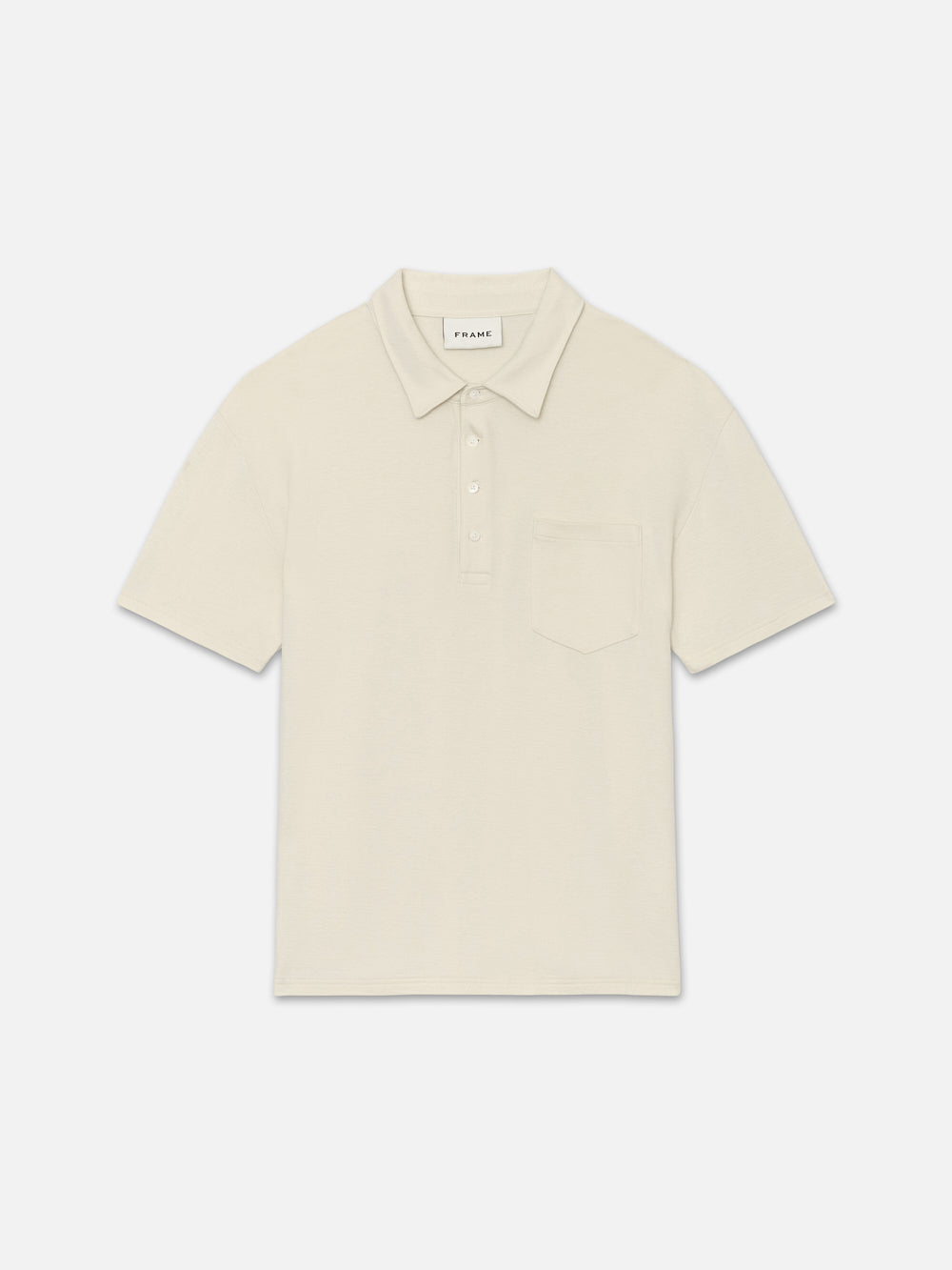 Duo Fold Polo Shirt, White Canvas