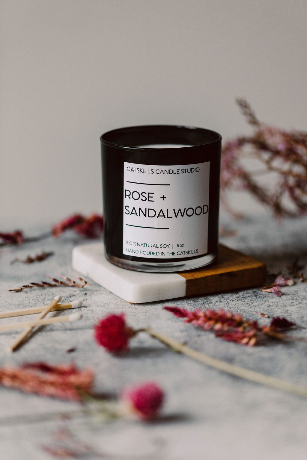 Rose + Sandalwood Candle