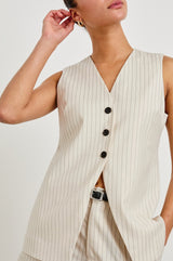 Rails - Mylah Vest - Birch Pinstripe