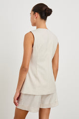 Rails - Mylah Vest - Birch Pinstripe