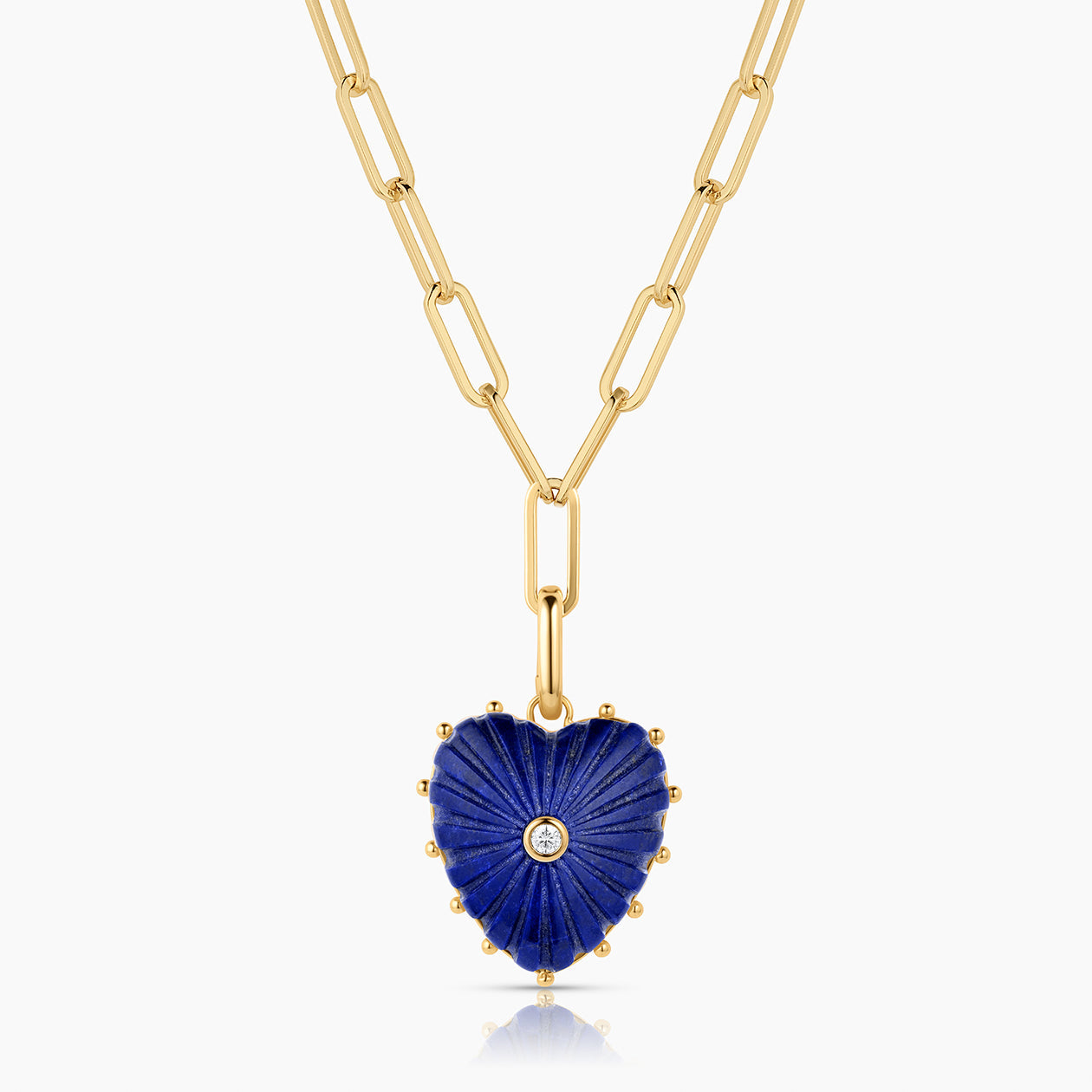 Malene Lapis Clip Necklace