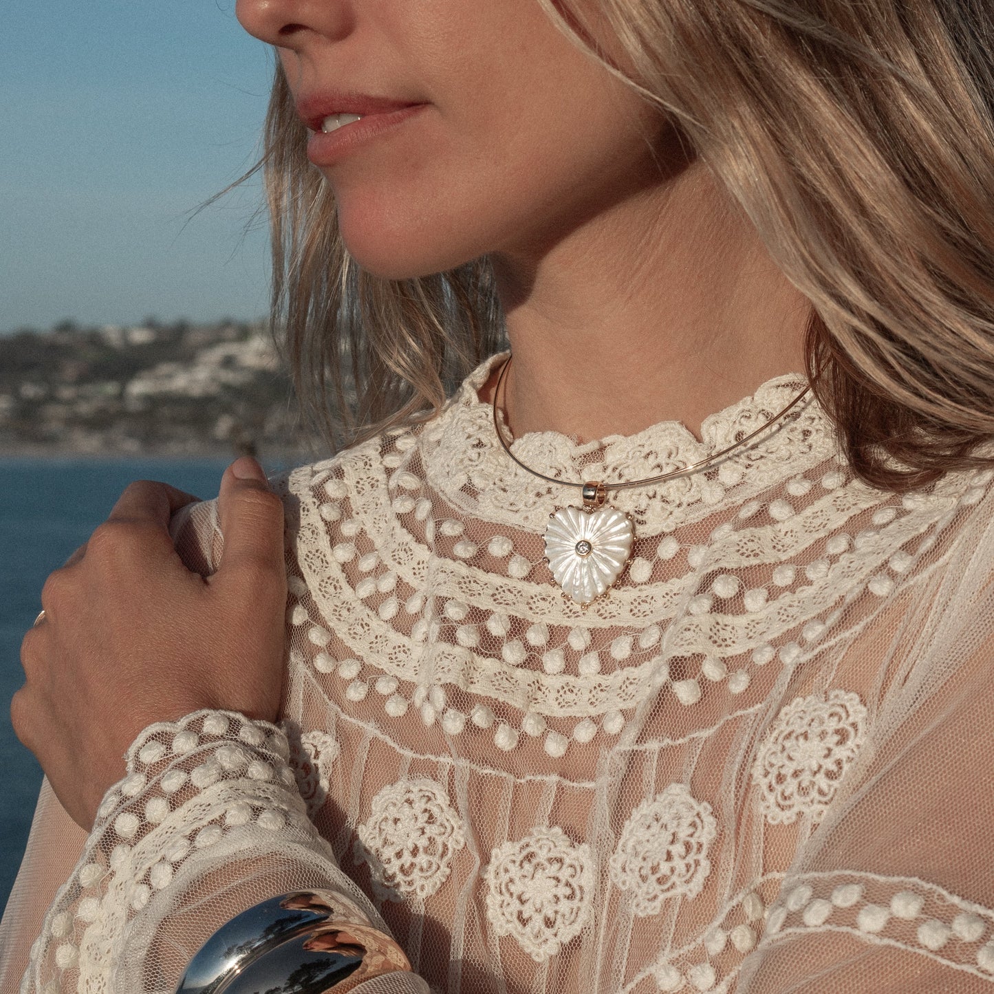 Malene Mother Of Pearl Bail