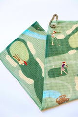 Golf Scene Towel | Match South x Claire Nilan