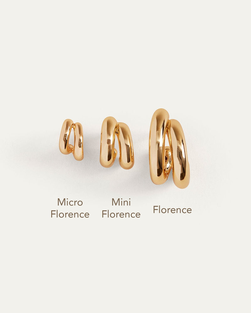 Jenny Bird - Florence Earrings - Two Tone