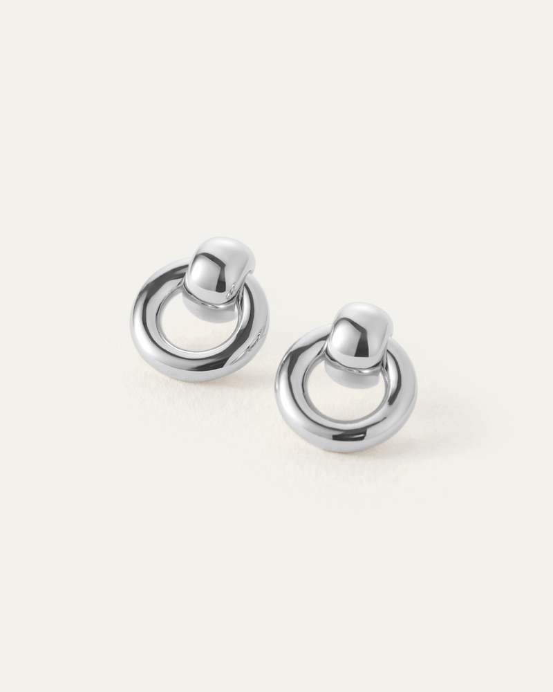 Jenny Bird - Mini Puffy Faye Knockers - Silver