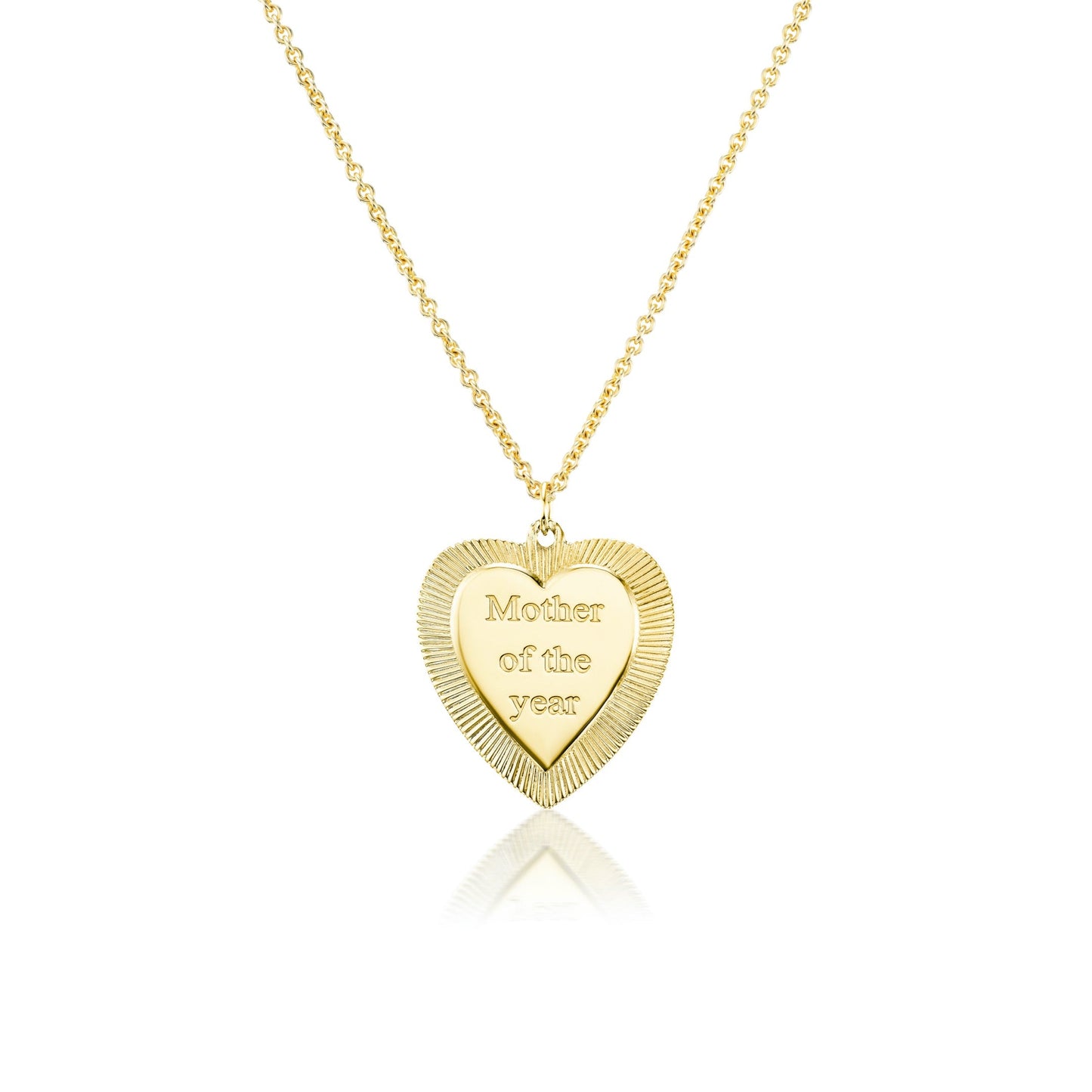 Gold "Mother of the Year" Necklace