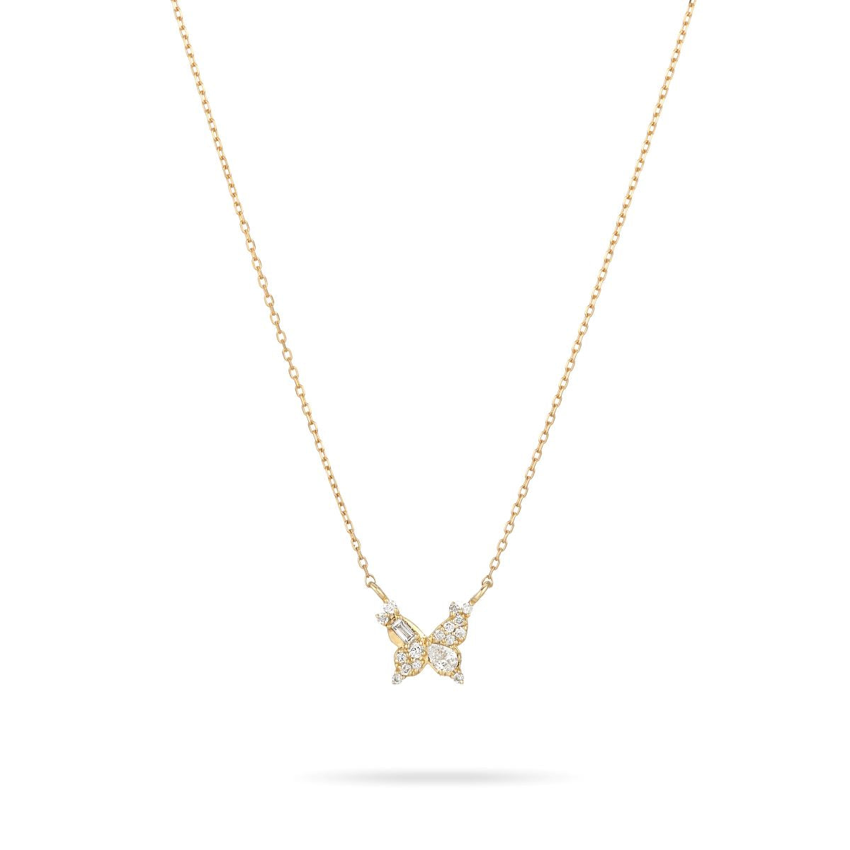 Adina Reyter - Mixed Diamond Butterfly Necklace