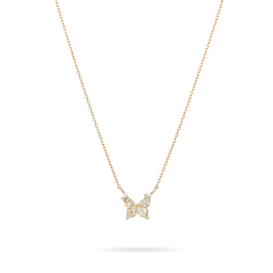 Adina Reyter - Mixed Diamond Butterfly Necklace