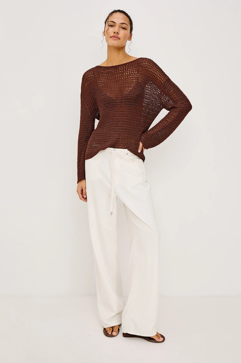 Normandie Pant in Ivory, view 2