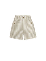The Cruise Short in Flax Stripe, view 5