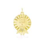 Nano Gold Ribbon Pendant