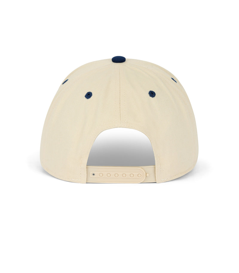 Dad Snapback Hat - Cream & Navy