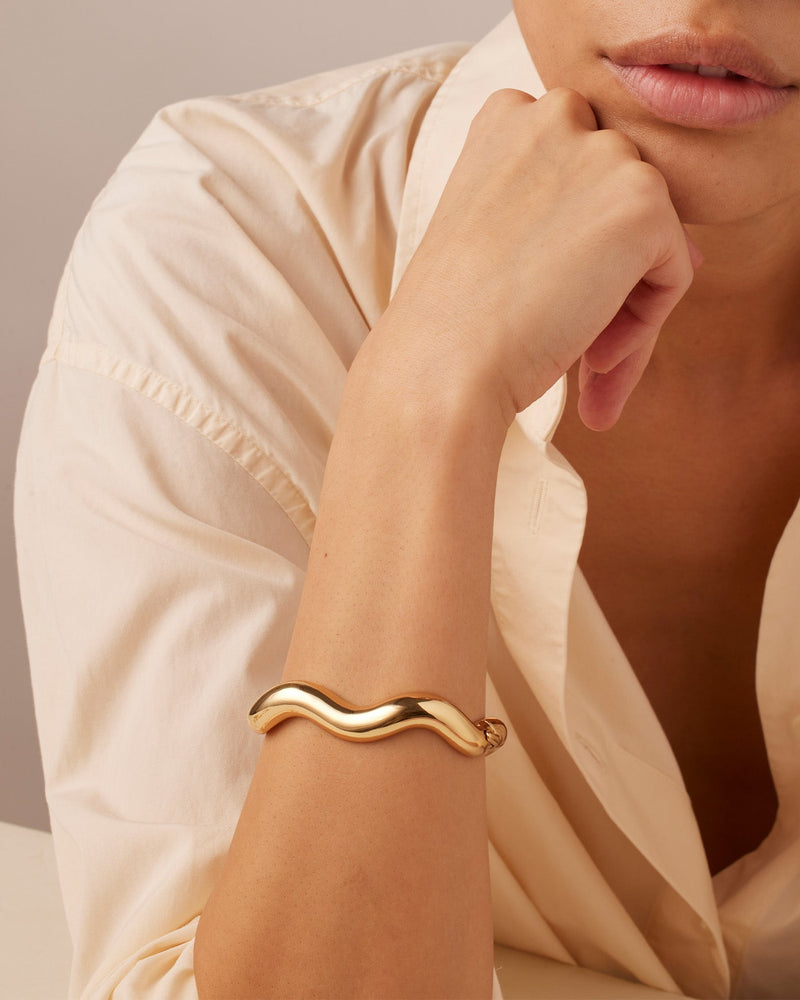 Jenny Bird - Ola Bangle - High Polish Gold