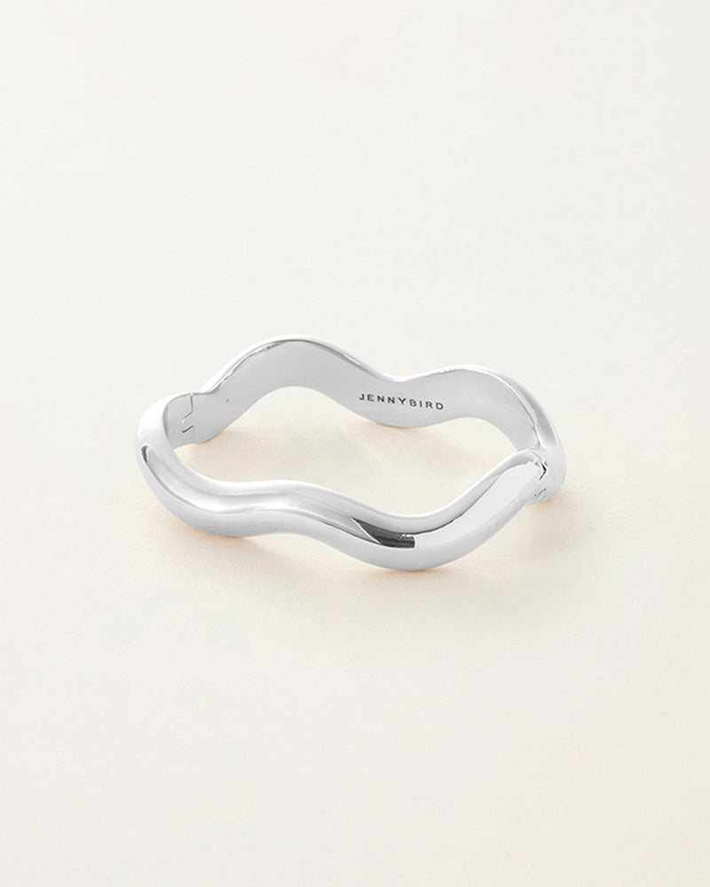 Jenny Bird - Ola Bangle - High Polish Silver