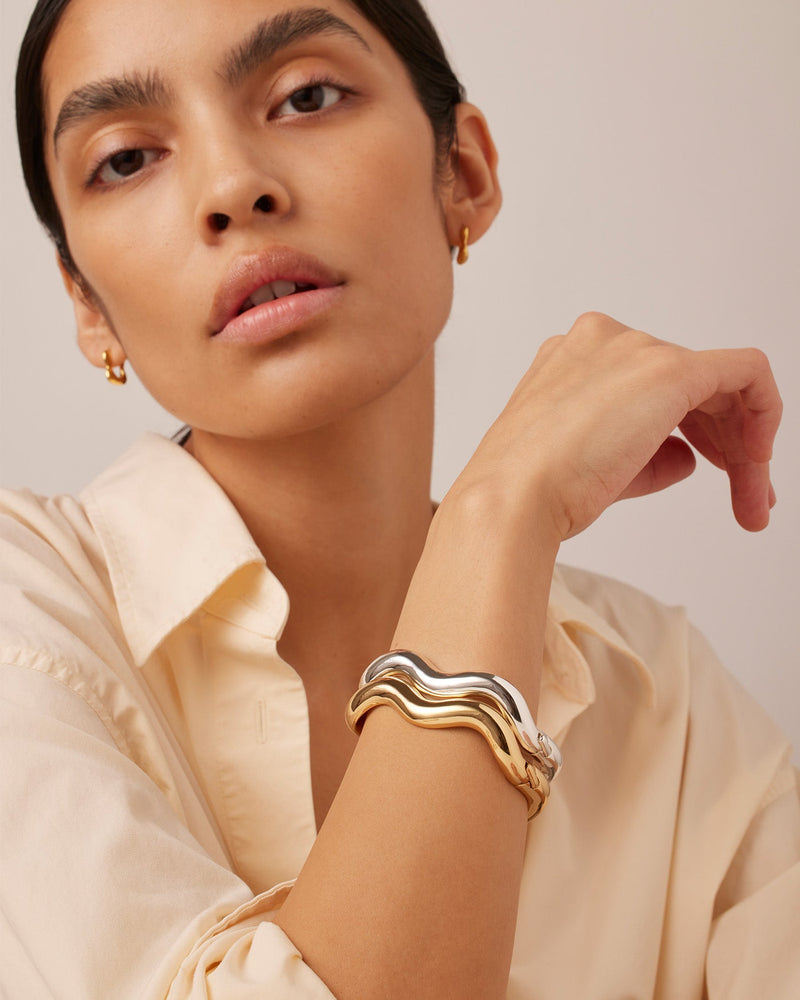 Jenny Bird - Ola Bangle - High Polish Silver