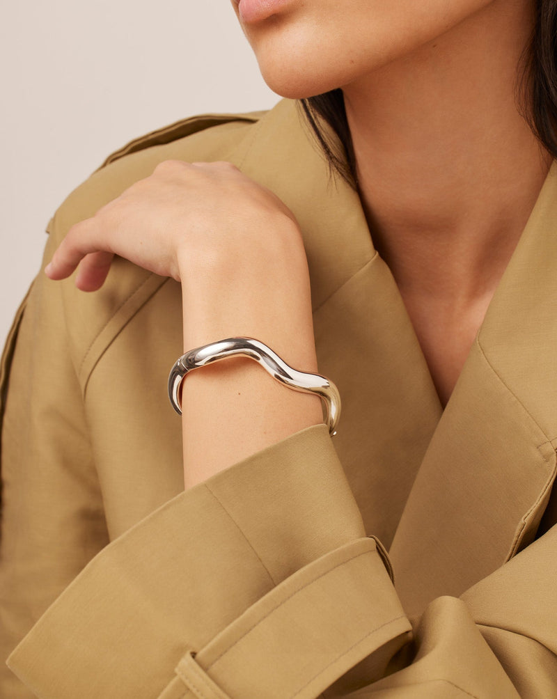 Jenny Bird - Ola Bangle - High Polish Silver