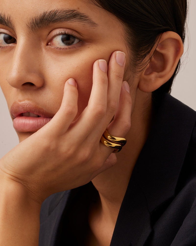 Jenny Bird - Ola Ring - High Polished Gold