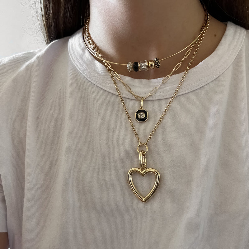 Open Heart Clip