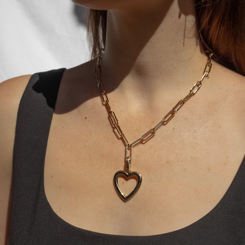 Open Heart Clip