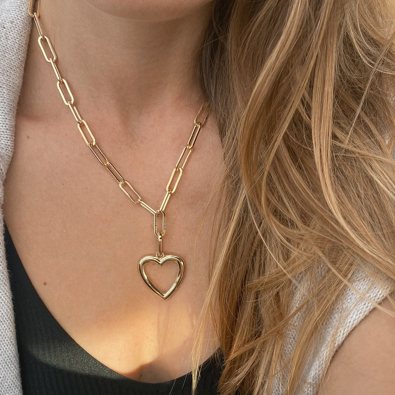 Open Heart Clip