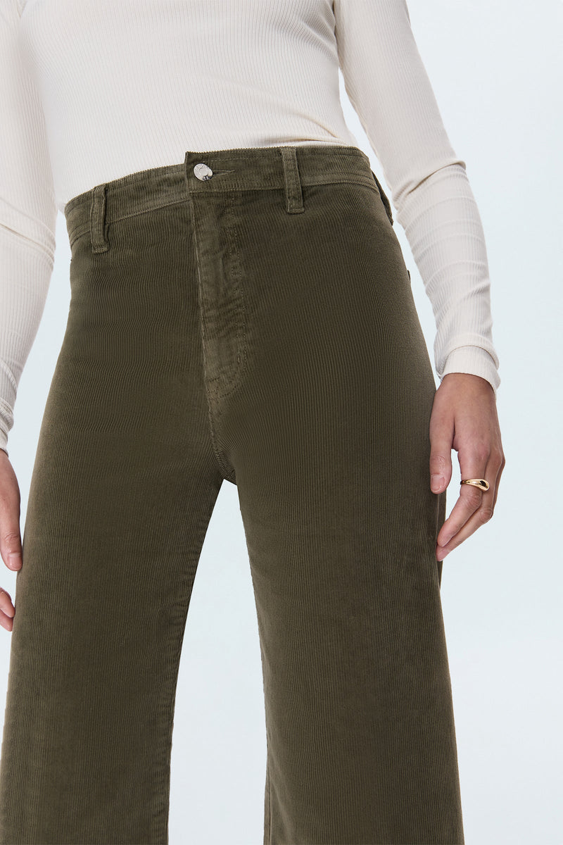 Pistola - Penny Crop High Rise Wide Leg Pant - Sequoia