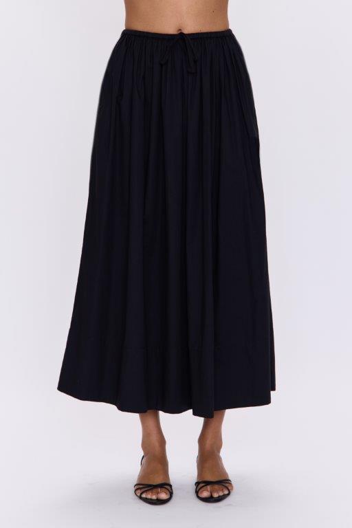 Pistola - Noelle Poplin Maxi Skirt - Noir