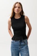 Pistola - Phoebe Smocked Tank - Black