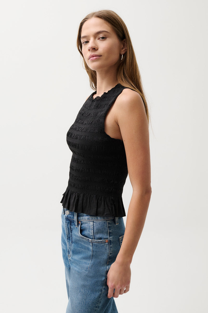 Pistola - Phoebe Smocked Tank - Black