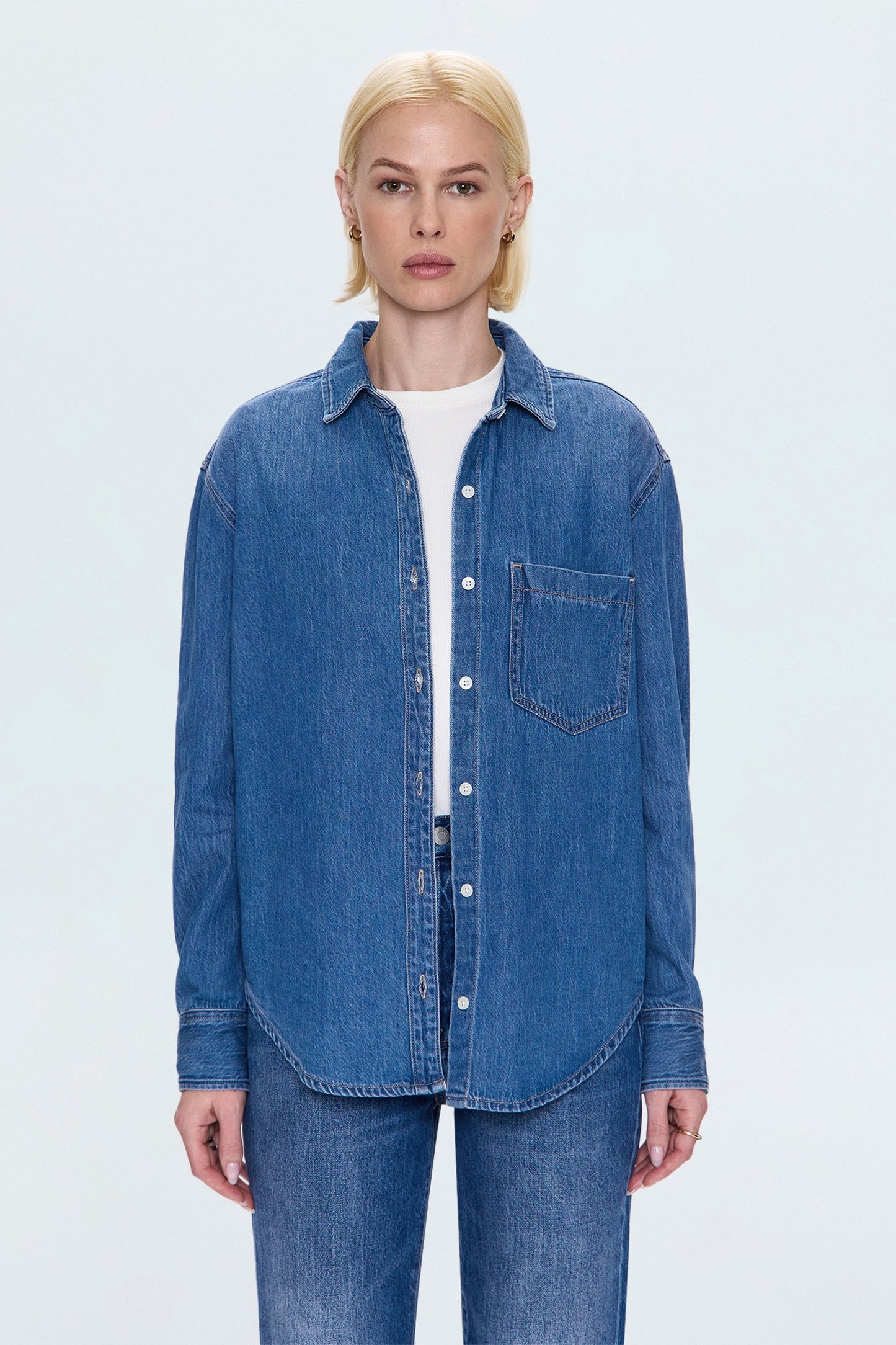 Pistola - Jaime Essential Denim Shirt - Agenda