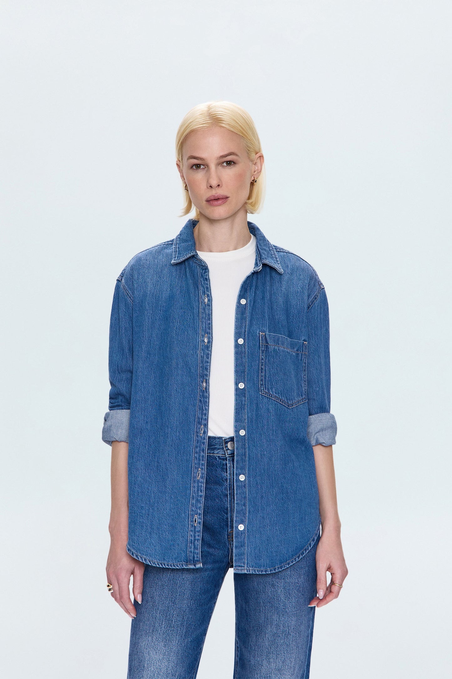 Pistola - Jaime Essential Denim Shirt - Agenda