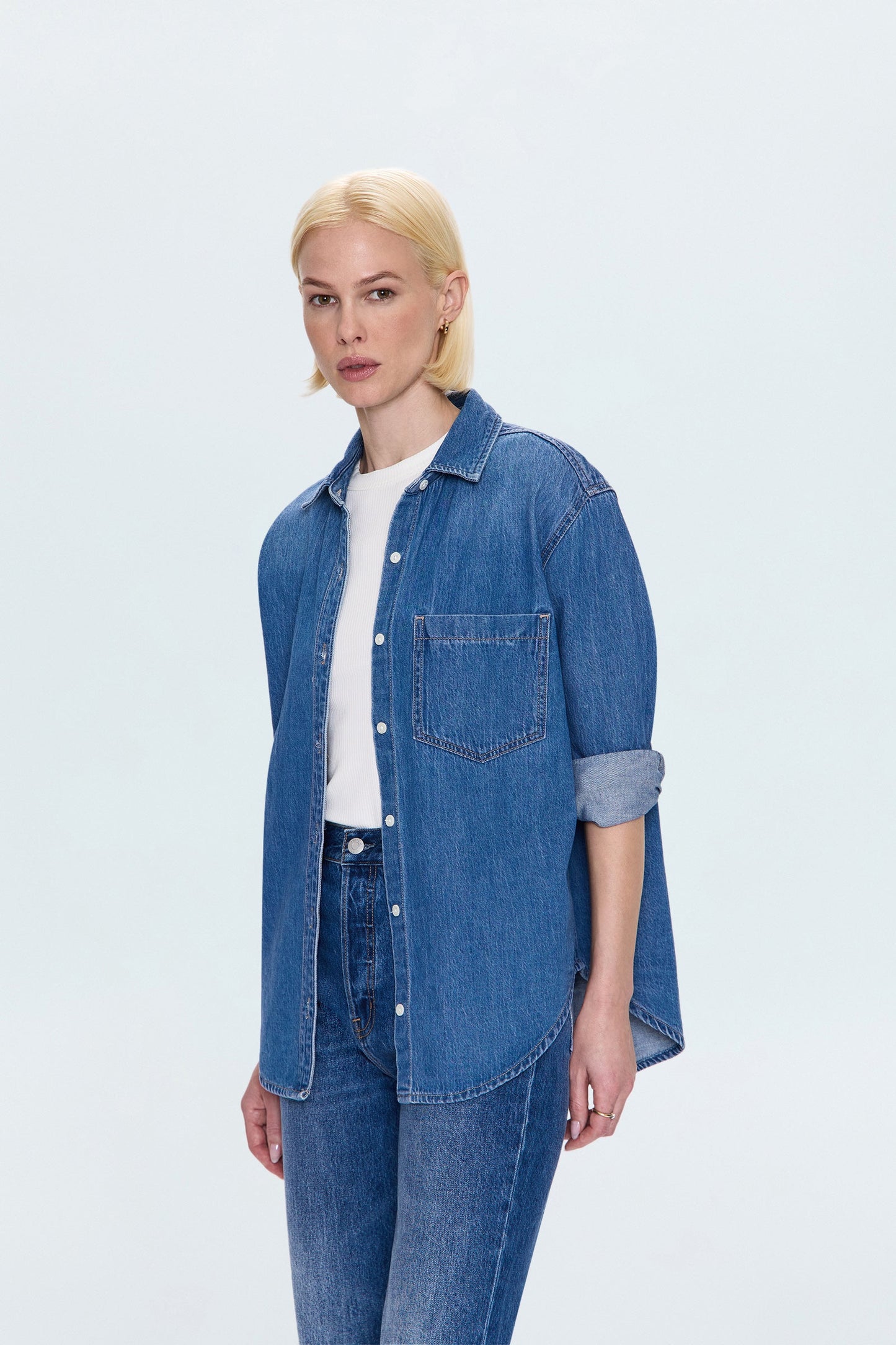 Pistola - Jaime Essential Denim Shirt - Agenda