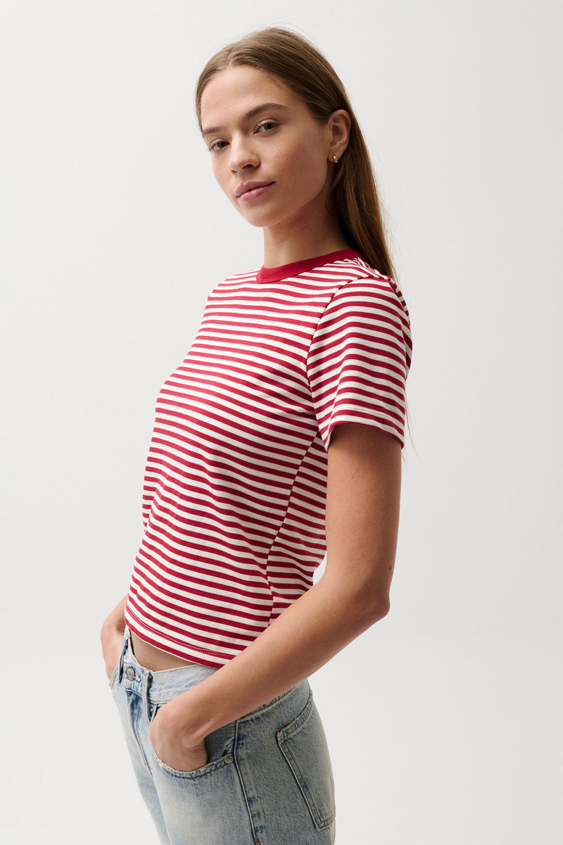 Pistola - Alba Shrunken Tee - Racer Stripe