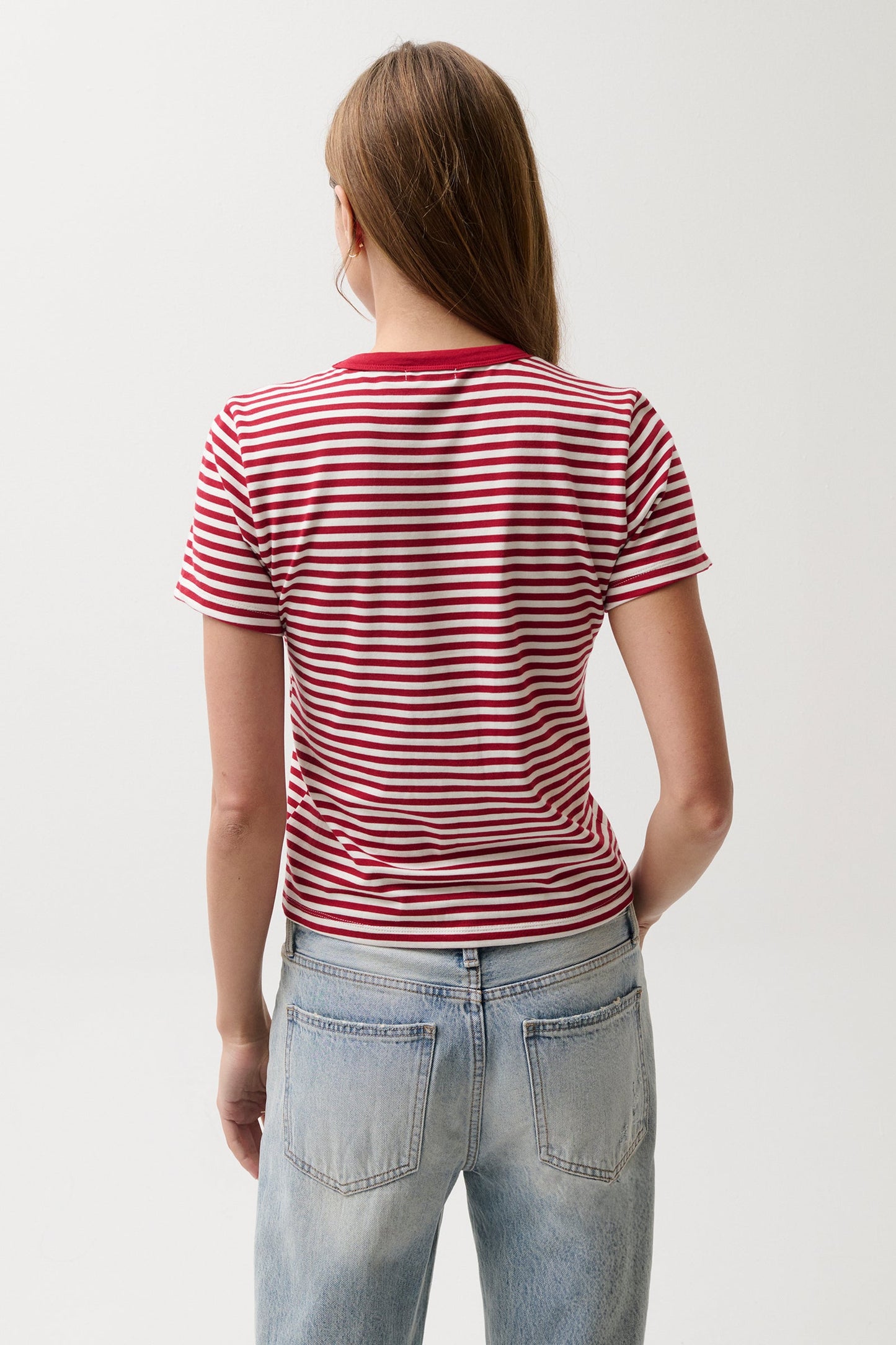 Pistola - Alba Shrunken Tee - Racer Stripe