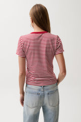 Pistola - Alba Shrunken Tee - Racer Stripe