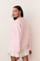 LoveShackFancy - Palo Pullover - Wistful Pink