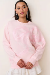 LoveShackFancy - Palo Pullover - Wistful Pink