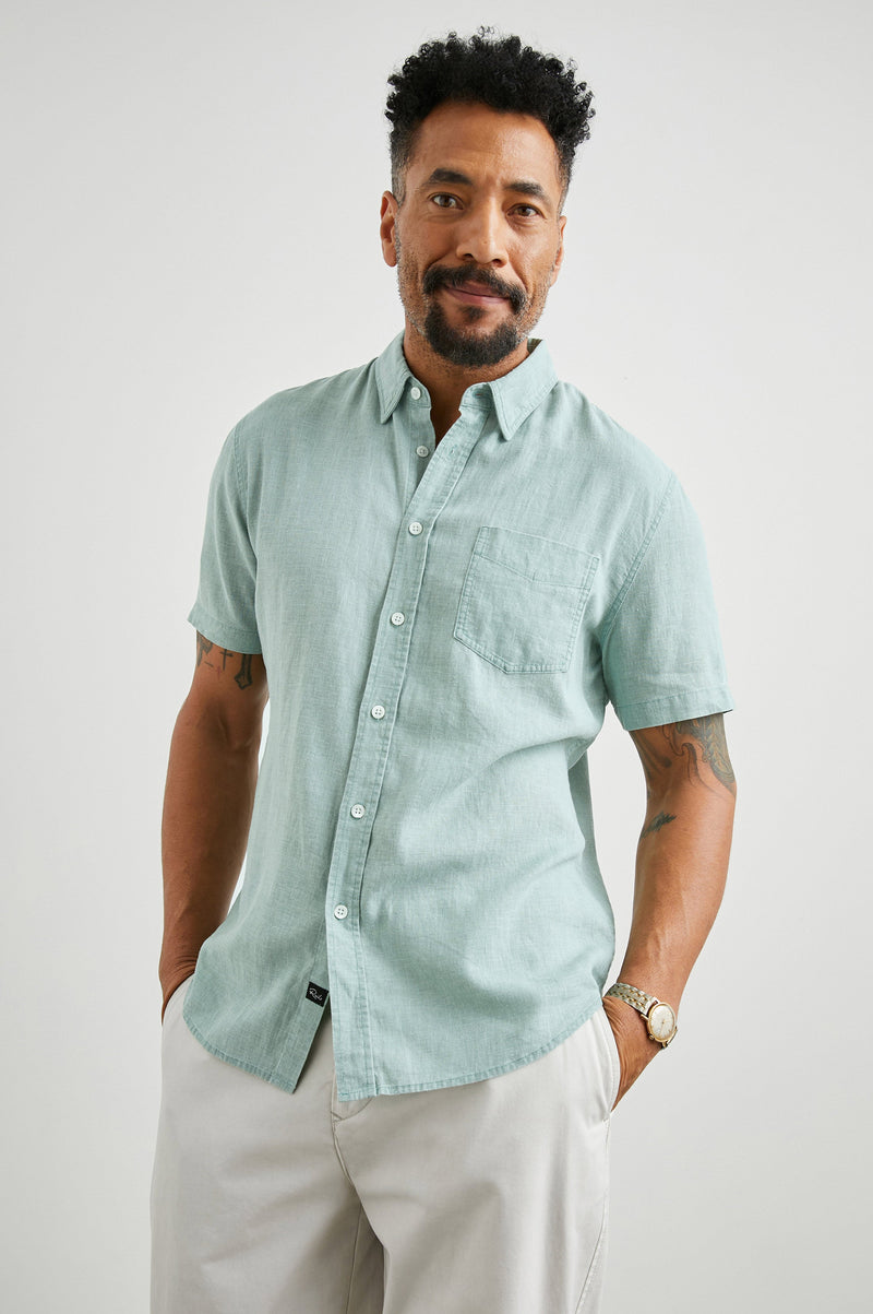 Rails Mens - Paros Shirt - Jade