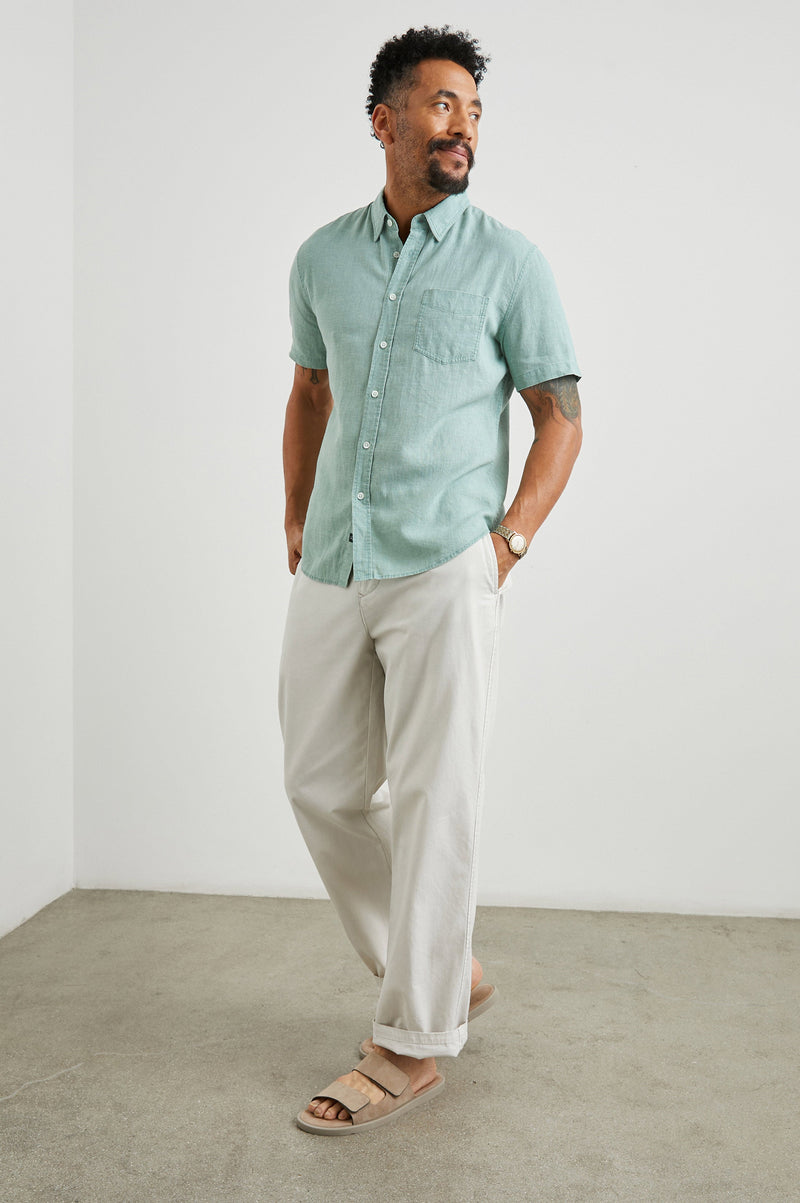 Rails Mens - Paros Shirt - Jade