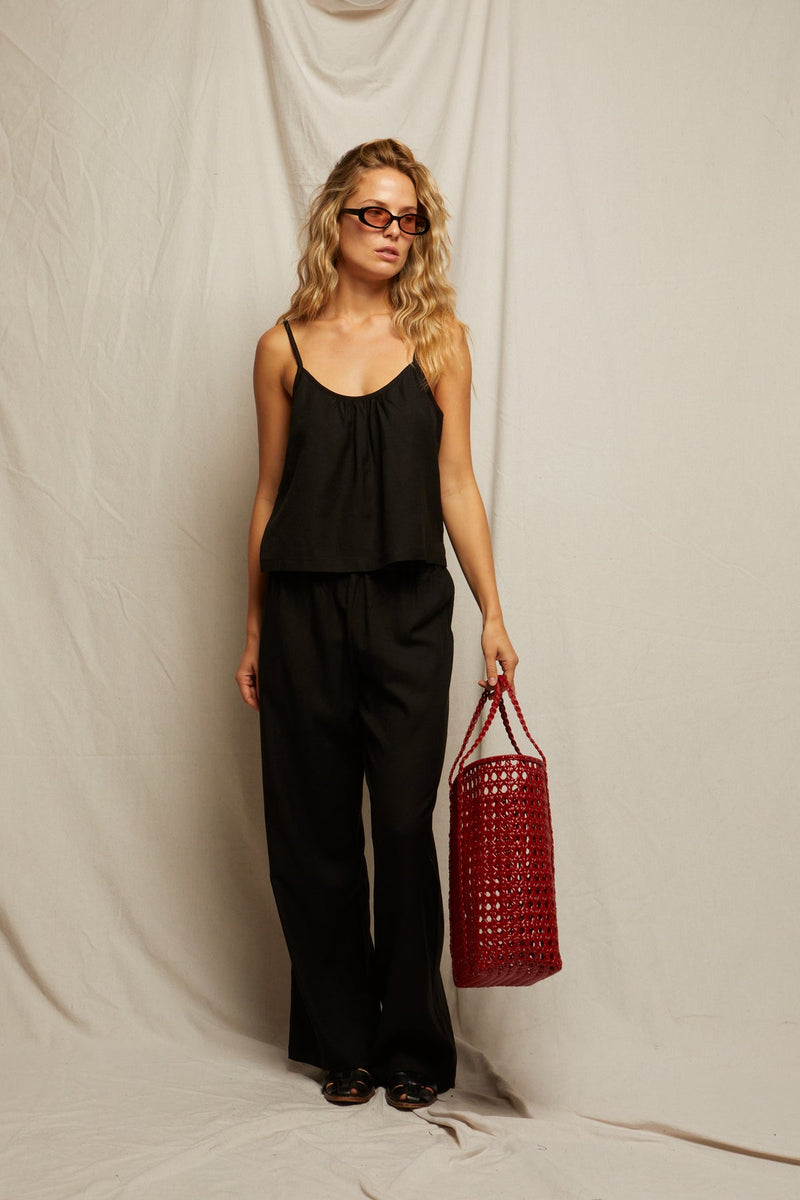 Georgette Pull-On Pant
