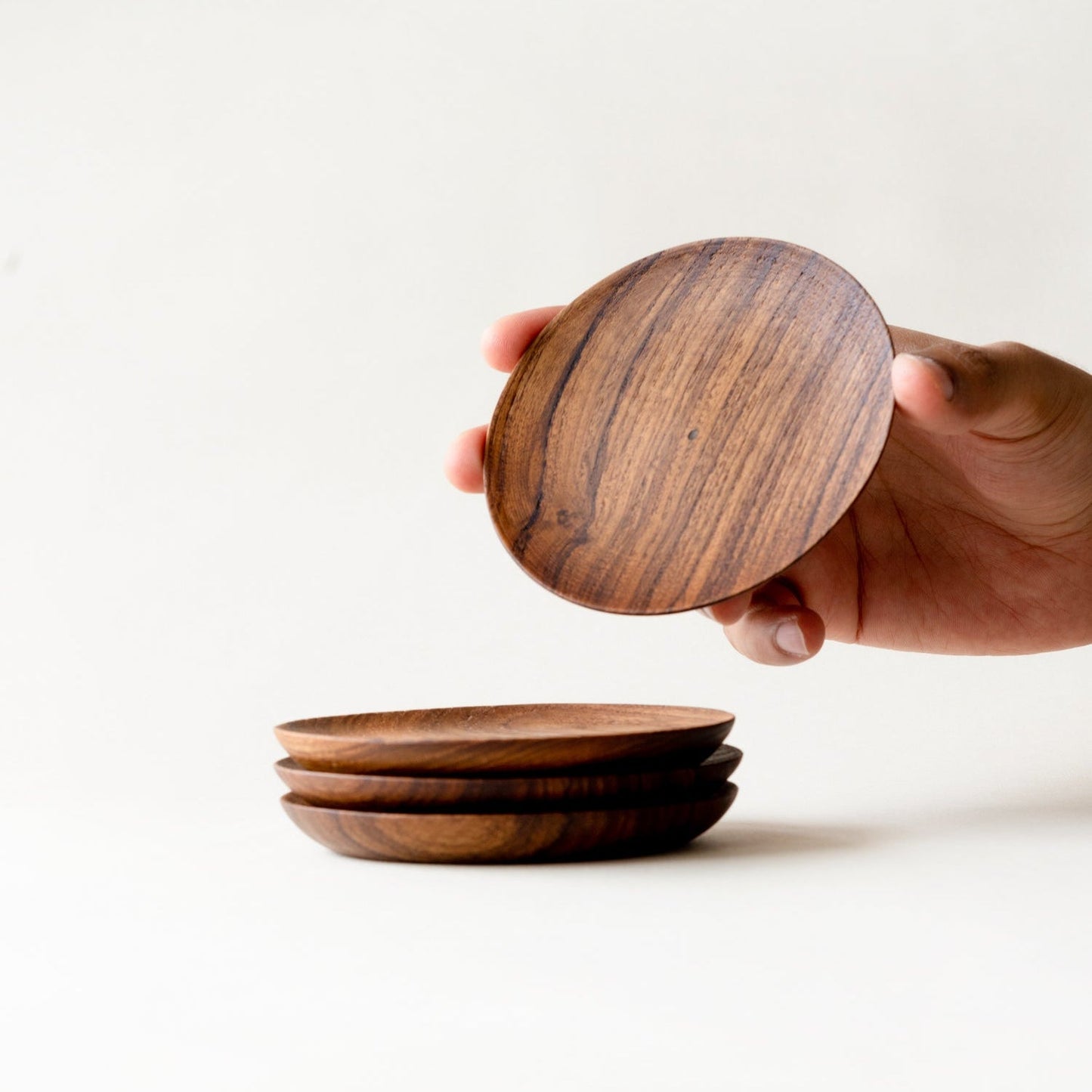 Teak Coasters (Set of 4)