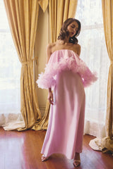 Elliatt - Fiorina Strapless Gown - Pale Pink